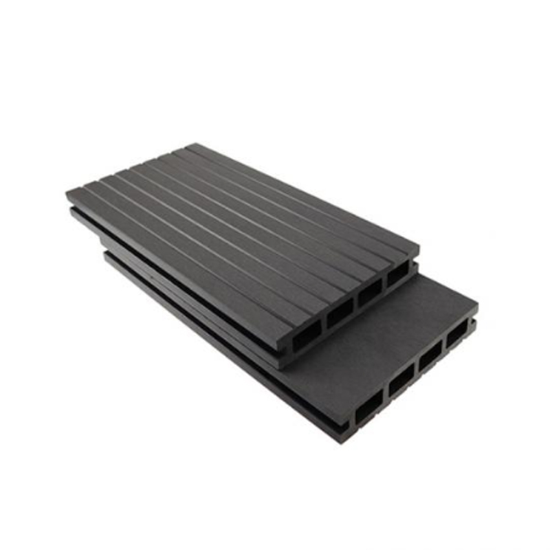 SRL-DEK 140*25mm Waterproof Recycled WPC Hollow Decking Para sa Panlabas na Paggamit