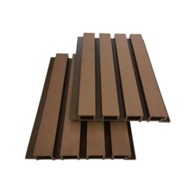 SRL-CLADDING 219*28 Castellated WPC Wall Cladding Panels Para sa Panloob at Panlabas na Dekorasyon