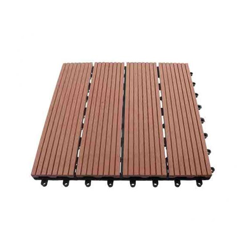 Srl-tile 300*300mm slip-resistant interlocking wpc patio floor tile