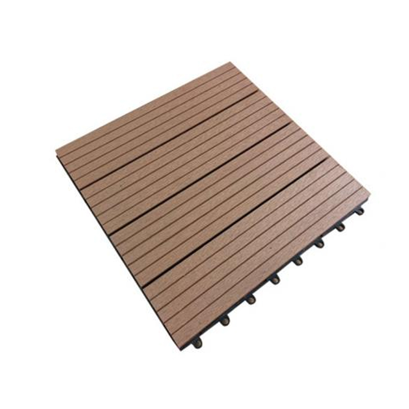 SRLDK300*300 Interlocking Waterproof Composite Decking Tile