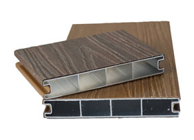 Co-extrusion aluminyo decking